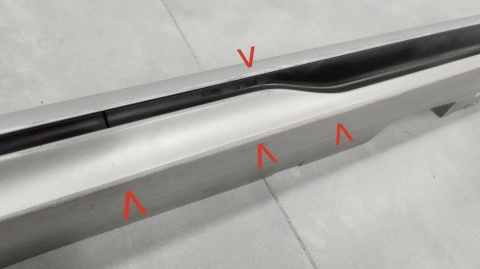 Listwa progowa lewa VOLVO V60 S60 Cross country 10-18 dokładka