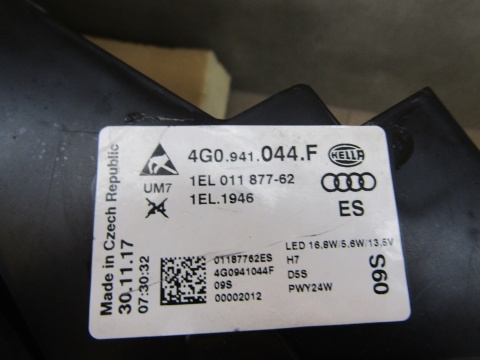 LAMPA PRZÓD AUDI A6 C7 LIFT KSENON NIESKRĘTNY 14-18 RH 4G0941044F