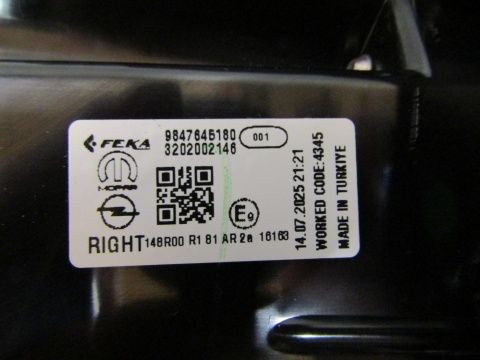KOMPLET LAMP TYLNYCH LEWA PRAWA OPEL FRONTERA ZWYKŁA 24- 9847645480 9847645