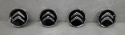 Dekielek Kapsel Znaczek Citroen C3 C4 16-24 / 60 mm KOMPLET 4 szt.