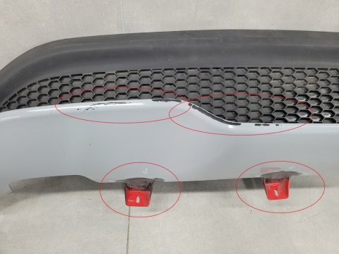 Dyfuzor spoiler zderzaka tył Ford Fiesta Mk7 VII ST-Line Lift 12-16