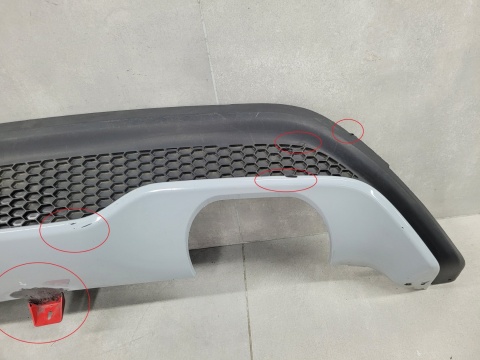 Dyfuzor spoiler zderzaka tył Ford Fiesta Mk7 VII ST-Line Lift 12-16