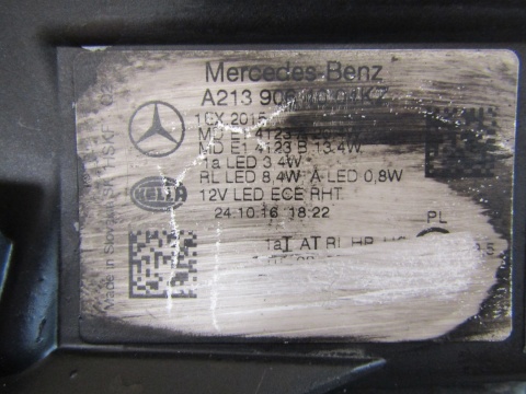 LAMPA PRZÓD MERCEDES E KLASA 213 W213 FULL LED PERFORMANCE RH PRAWA 16-20 A213906404KZ