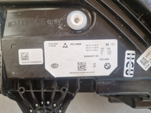 LAMPA PRZÓD BMW X1 U11 FULL LED LEWA LH 22- 5A9A227-02