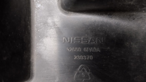Płyta osłona podłoga przód NISSAN JUKE II F16 19- / 62660-6PA0A