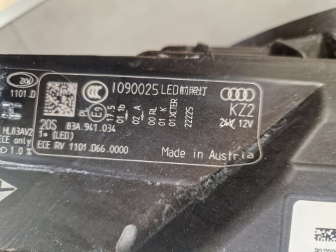 LAMPA PRZÓD AUDI Q3 83A FULL LED PRAWA RH 18- 83A941034