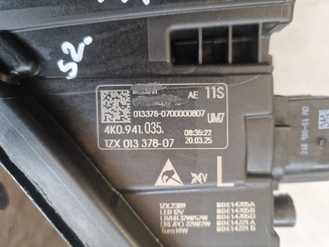 LAMPA PRZÓD AUDI A6 C8 MATRIX 4K0 18- LEWA LH 4K0941035