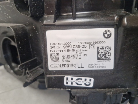 Lampa przód BMW 4 G22 G23 G26 M3 G80 M4 G82 FULL LED LEWA LH 20- 9851035-05