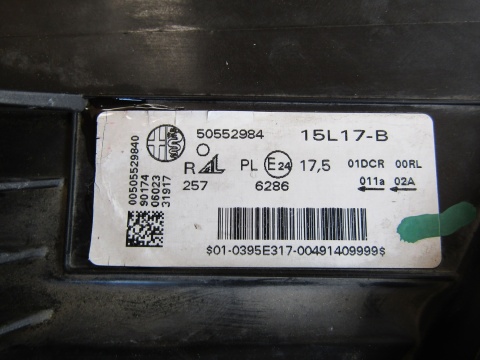 LAMPA PRZÓD ALFA ROMEO STELVIO KSENON SKRĘTNY RH PRAWA 16- 50552984