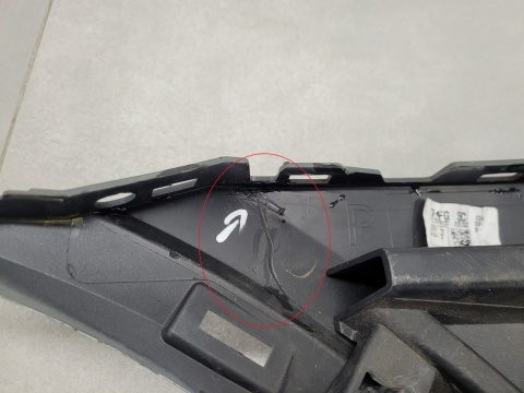 Narożnik zderzaka lewy przód przedni ślizg Citroen DS7 Crossback Lift 22-