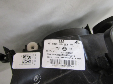 LAMPA PRZÓD FIAT TIPO II 2 KSENON NIESKRĘTNY 15-20 LH LEWA 521451670E