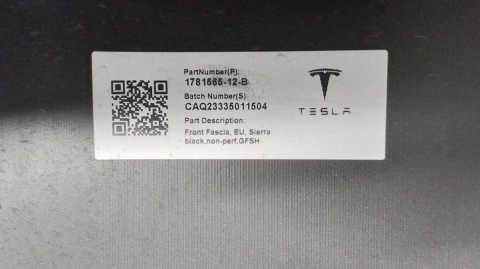 Zderzak przód przedni Tesla 3 III HIGHLAND lift 23-