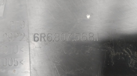Spoiler dokładka dyfuzor zderzak tył VW POLO V 5 6R R LINE 09-