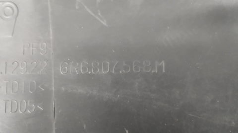 Spoiler dokładka dyfuzor zderzak tył VW POLO V 5 6R R LINE 09-