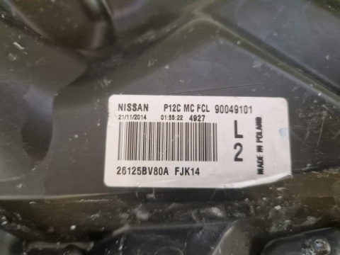 LAMPA PRZÓD NIISSAN JUKE F15 LIFT LED DRL 14-19 LH LWA 26125BV80A