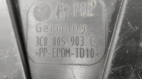 Płyta podłoga osłona pod zderzak przód PASSAT CC R-LINE LIFT 12-16