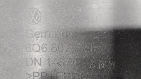 Spoiler dokładka dyfuzor tył VW POLO IV CROSS 6Q6 06-