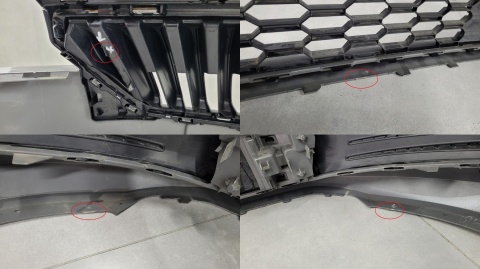 Zderzak przód przedni Skoda Fabia 3 III 6V0 Lift 18-21