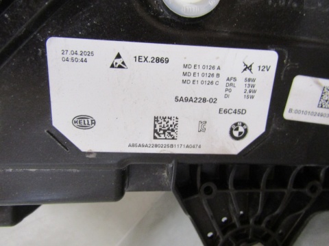 LAMPA PRZÓD BMW X1 U11 FULL LED 22- RH PRAWA 5A9A228-02