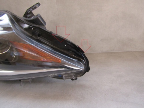Lampa przód Toyota Aygo 2 II ZWYKŁA SOCZEWKA + LED 14-18 RH KOITO 0H-17