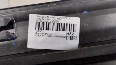 Listwa progowa lewa BMW IX3 i X3 G08 Led M Pakiet