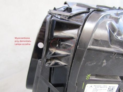 LAMPA PRZÓD MERCEDES GLB 247 FULL LED MULTIBEAM RH PRAWA 19-23 A2479060206
