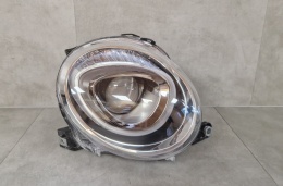 LAMPA PRZÓD FIAT 500 LIFT ZWYKŁA SOCZEWKA 15- PRAWA RH 52129441