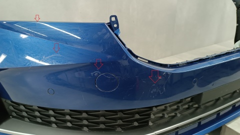 Zderzak przód przedni Skoda Superb 4 3P0807221 24- /+ 4PDC + Wiązka