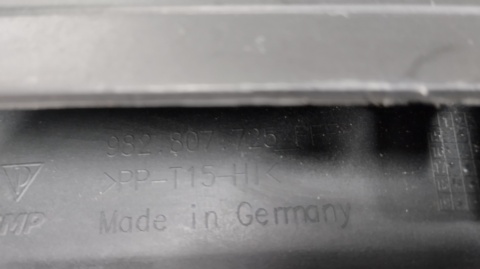 SPOILER DOKŁADKA PRZÓD BOXSTER CAYMAN 982 GTS 17- 982807725