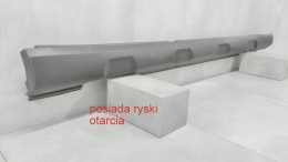 Listwa progowa prawa Mercedes GLA 156 osłona progu + ślizgi