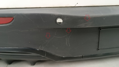 Zderzak tył tylny MERCEDES EQA H243 W243 AMG 21-