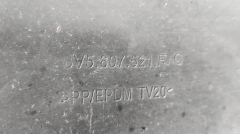 DYFUZOR ZDERZAKA TYŁ TYLNY AUDI A3 8V SEDAN LIFT S-LINE 8V5807521F/G