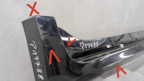 Listwa progowa prawa BMW X3 F25 X4 F26 M Pakiet 10-17