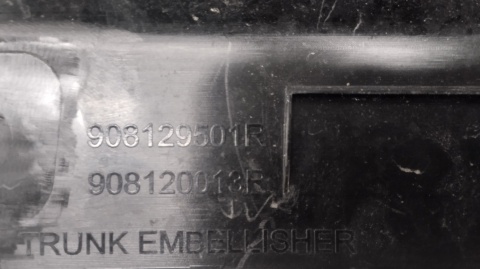 Blenda listwa nakładka klapy tył DACIA SPRING Lift 24- 908129501R