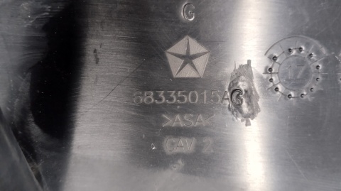 Listwa przód zderzaka górna maski nad grillem Dodge RAM V 5 19-23