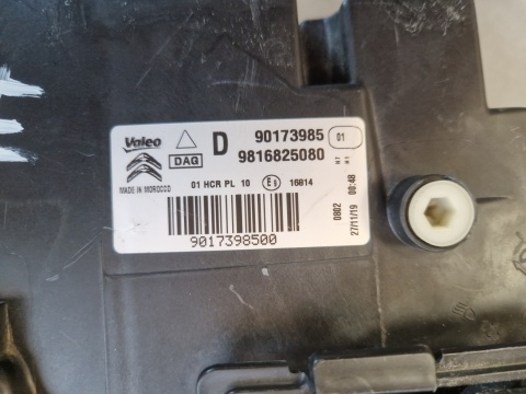 LAMPA PRZÓD CITROEN BERLINGO III MULTISPACE ZWYKŁA PRAWA RH 18-23 9816825080