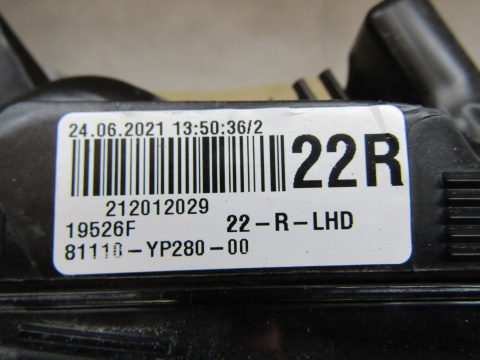 LAMPA PRZÓD TOYOTA CHR CH-R 1 I LIFT FULL LED 20-23 RH 81110-YP280-00