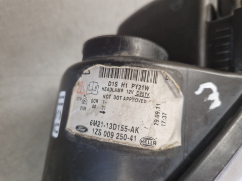 LAMPA PZÓD FORD S-MAX GALAXY MK2 KSENON NIESKRĘTNY LEWA LH 06-10 6M21-13D155-AK