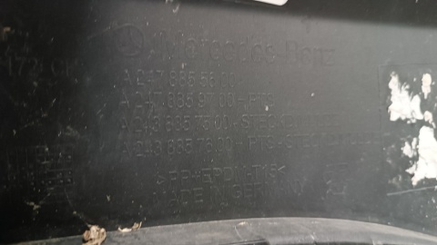 Zderzak tył tylny Mercedes 243 X243 EQB GLB 21-26