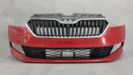 Zderzak przód przedni Skoda Fabia 3 III 6V0 Lift 18-21 / PŁYTA