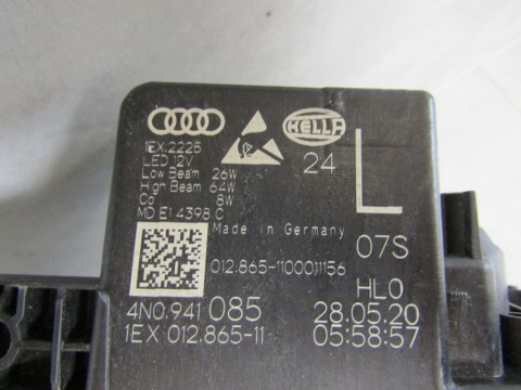 LAMPA PRZÓD AUDI A8 D5 LASER LH LEWA 17-21 4N0941085