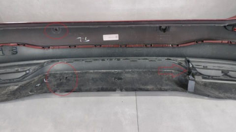 ZDERZAK TYŁ TYLNY MERCEDES B-KLASA W247 LIFT 2022-