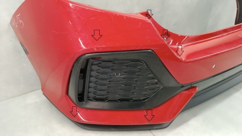 Zderzak tył tylny Honda Civic X 10 HB 17-19/+ podłoga