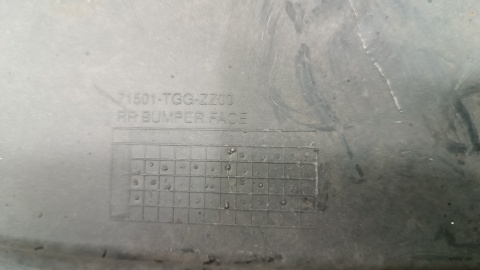 Zderzak tył tylny Honda Civic X 10 HB 17-19/+ podłoga