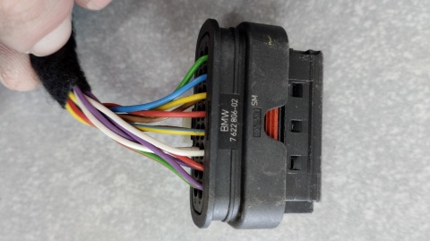 Wiązka przewodów czujnika parkowania 4xPDC moduł sensor BMW 3 G20 G21