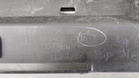 Listwa progowa lewa Mitsubishi Space Star II 12-24 6512a479