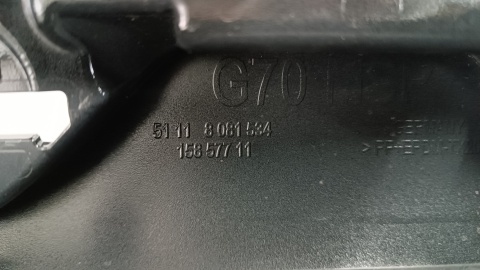 Zderzak przód przedni BMW 7 G70 M Pakiet 22-25/ + kierownica powierza