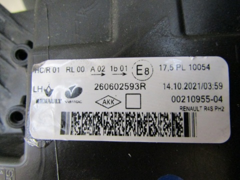 LAMPA PRZÓD RENAULT TWINGO III LIFT LH LEWA 260602593R