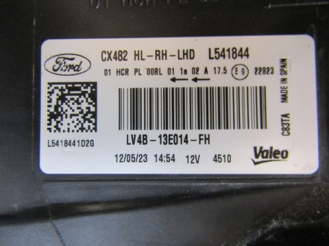 LAMPA PRZÓD FORD KUGA MK3 LED RH PRAWA 19-24 LV4B-13E014-FH