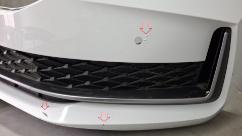 Zderzak przód przedni Skoda Superb 4 IV 24- / + wiązka